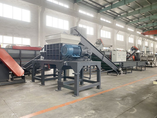 Double Shafts Plastic Shredder Machine High Torque