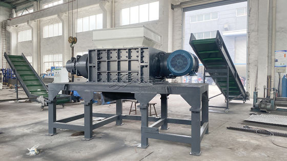 Double Shafts Plastic Shredder Machine High Torque